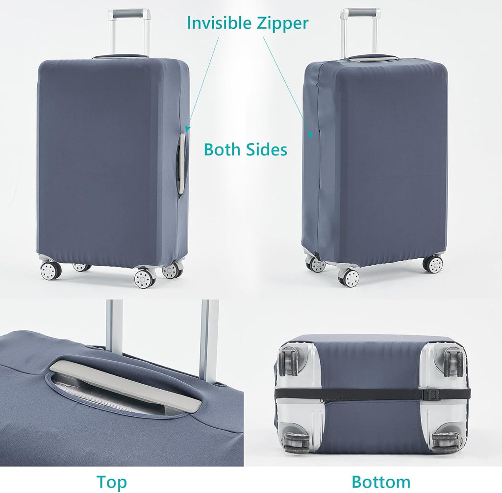Travelkin Luggage Covers For Suitcase Tsa Approved,Suitcase Cover Protector Fit 18-32 Inch Luggage