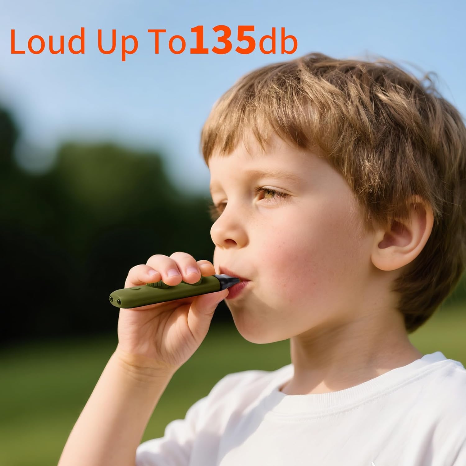 Multifunctional Survival Emergency Whistle for Kids with Compass Hiking Survival, Thermometer & Neck Lanyard | Emergency Safety Gear for Hiking, Camping, Kayaking, Boating, Climbing