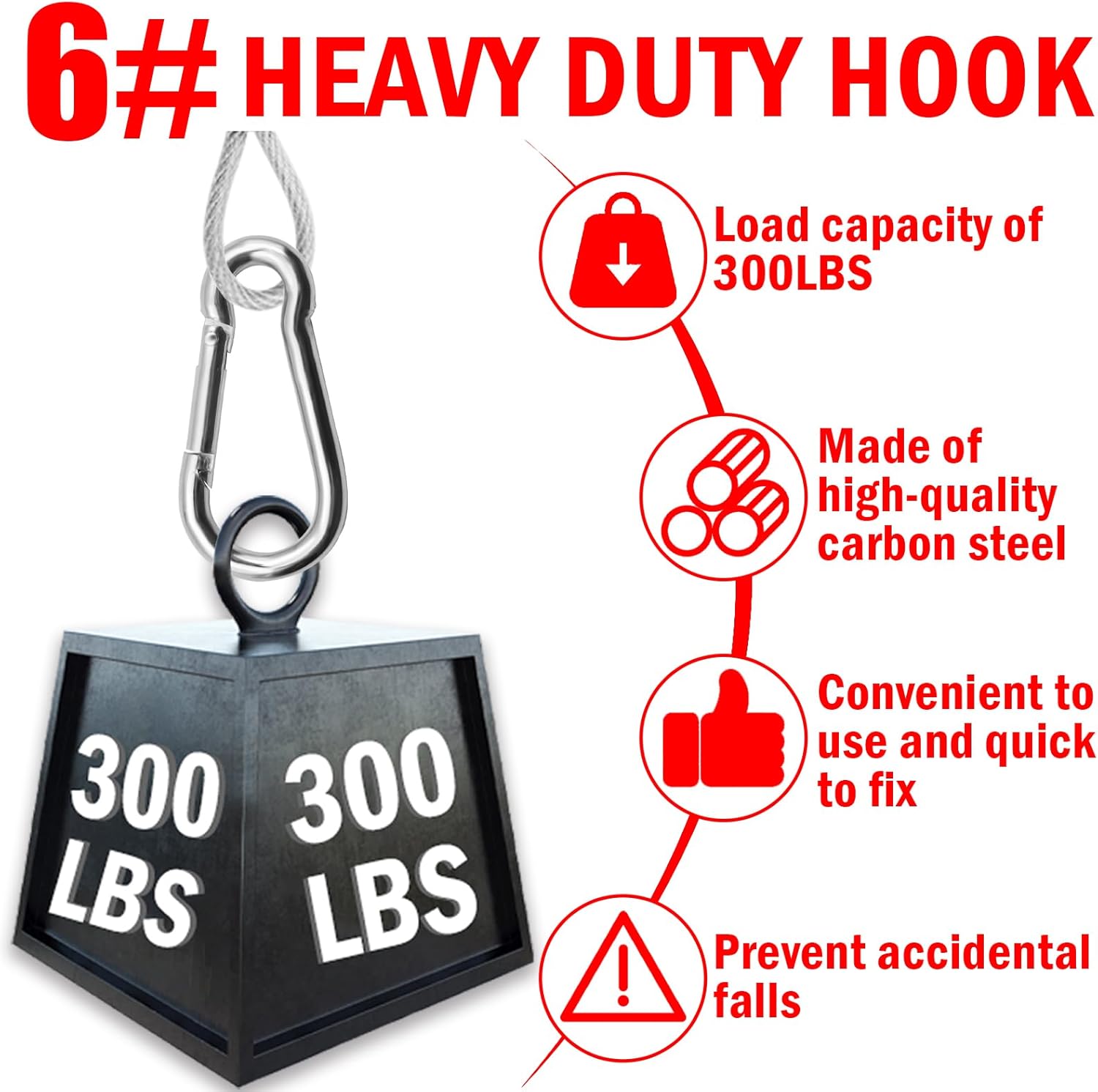 1/8 inch Stainless Steel Security Cable with Hooks 2.6 FT Luggage Lock Security Cable with Loops（10Pack ）