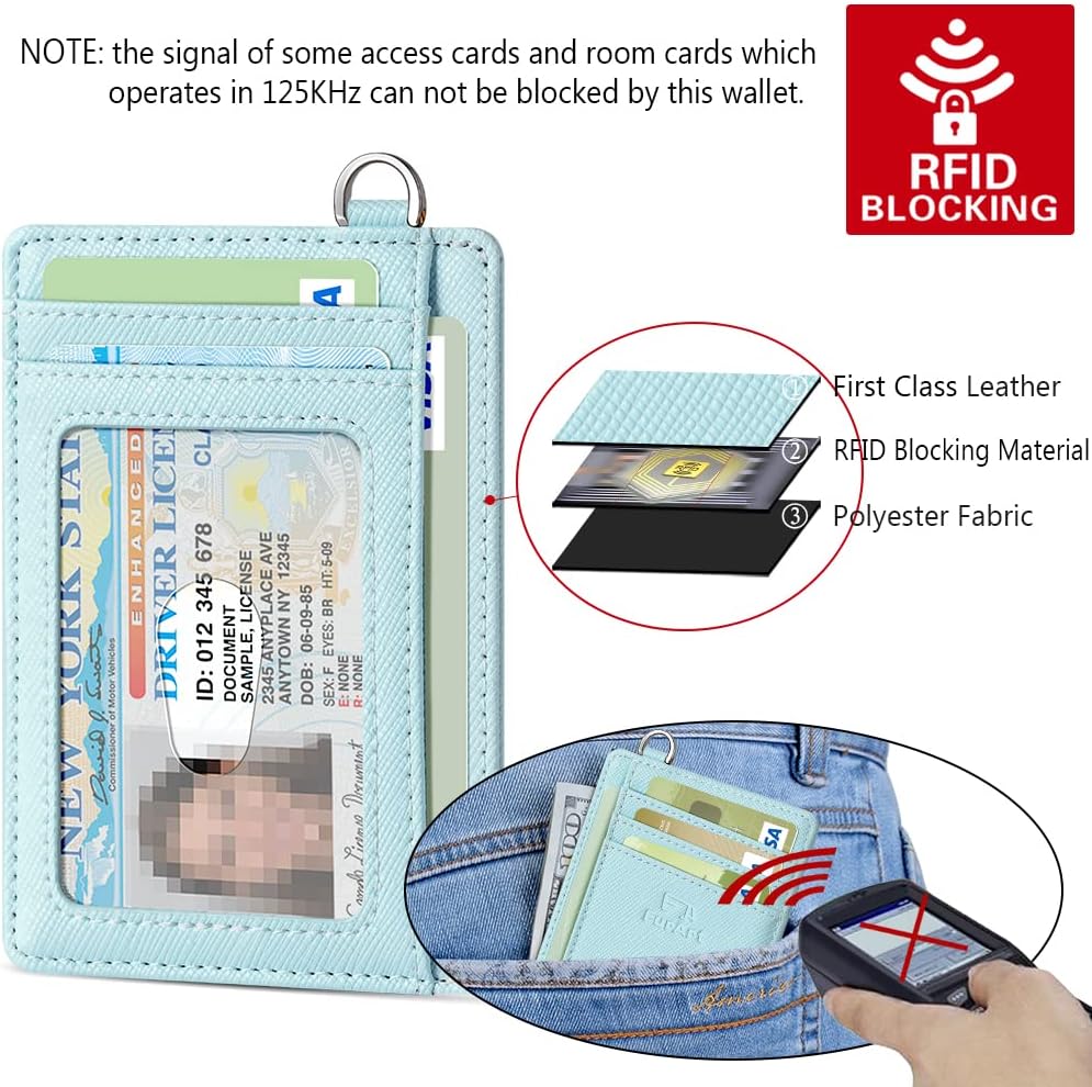 FurArt Slim Minimalist Wallet, Front Pocket Wallets, RFID Blocking, Credit Card Holder for Men & Women