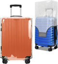 Clear Luggage Cover for 20 inch Suitcase Tsa Approved Thicken PVC Plastic Suitcase Protector Cover for Baggage Travel Waterproof.