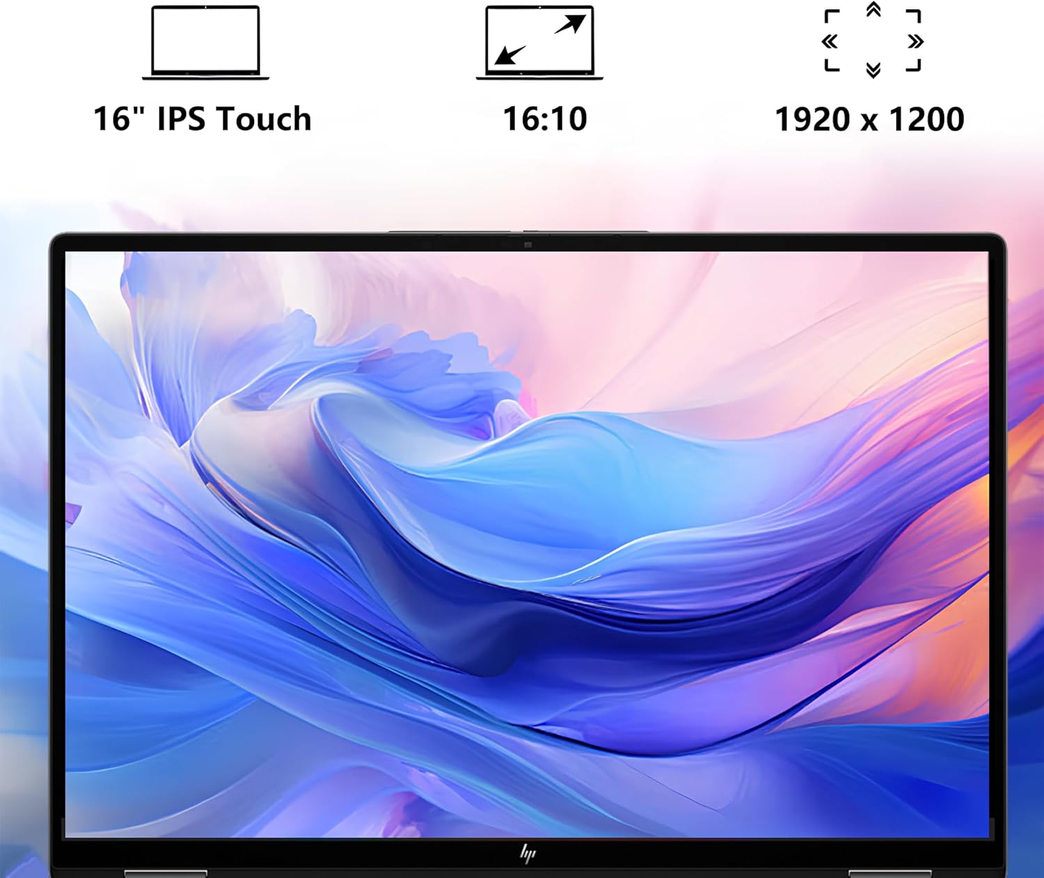 HP OmniBook X Flip Copilot+ AI PC 2-in-1 Laptop | 16" WUXGA Touch (400nits) | AMD 6-core Ryzen AI 5 340 (Up to 50 Tops) | 16GB DDR5 512GB SSD | Backlit 5MP IR Privacy Camera Win11Pro w/DLCA Accessory