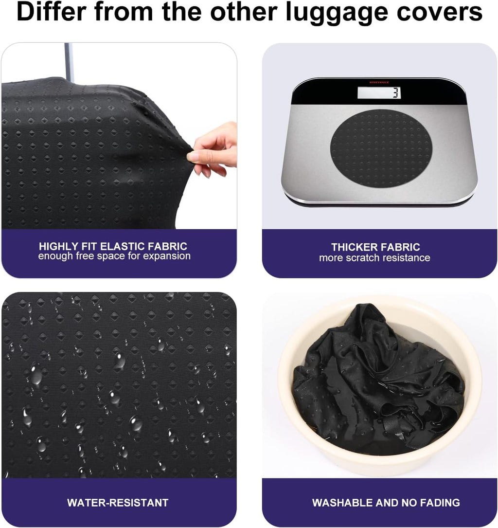 7-Mi Travel Luggage Cover Elastic Sleeve 29"-30" Anti-Scratch Suitcase Protector Cover Size XL, Bohemia