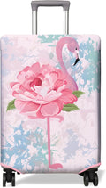 Travel Luggage Cover Suitcase Protector Fits 18-32 Inch Wheel Covers PatternedTravel Related Items Flower Luggage Protector Elastic L