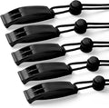 2-Pack Whistle Emergency Safety with Lanyards - High Decibel Survival Whistle for Life Jackets, Boating, Kayaking, Hiking, Hunting & Rescue