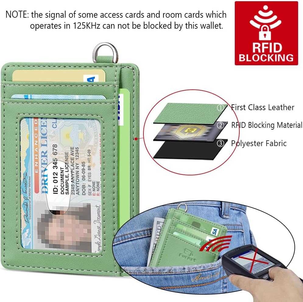 FurArt Slim Minimalist Wallet, Front Pocket Wallets, RFID Blocking, Credit Card Holder for Men & Women