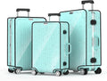 3 Pieces Clear Luggage Cover Protectors, 0.4mm Thicken PVC Suitcase Covers for Luggage, 20"+24"+28" Waterproof Dustproof Anti-scratch Travel Luggage Sleeve for TSA Approved