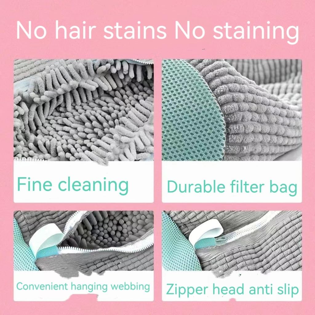 2 Pcs Shoe Washing Machine Bag Reusable Laundry Shoe Bag for Washer and Dryer Durable Shoe Bags for Traveling Tennis Sneaker Shoe Washing Bag ，Grey 2PCS