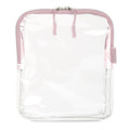 BORSALI TSA-Approved Quart-Sized Bag for Carry-On Travel - One (1) Quart Clear Toiletries, Cosmetic and 3-1-1 Liquids Toiletry Bag - Rose
