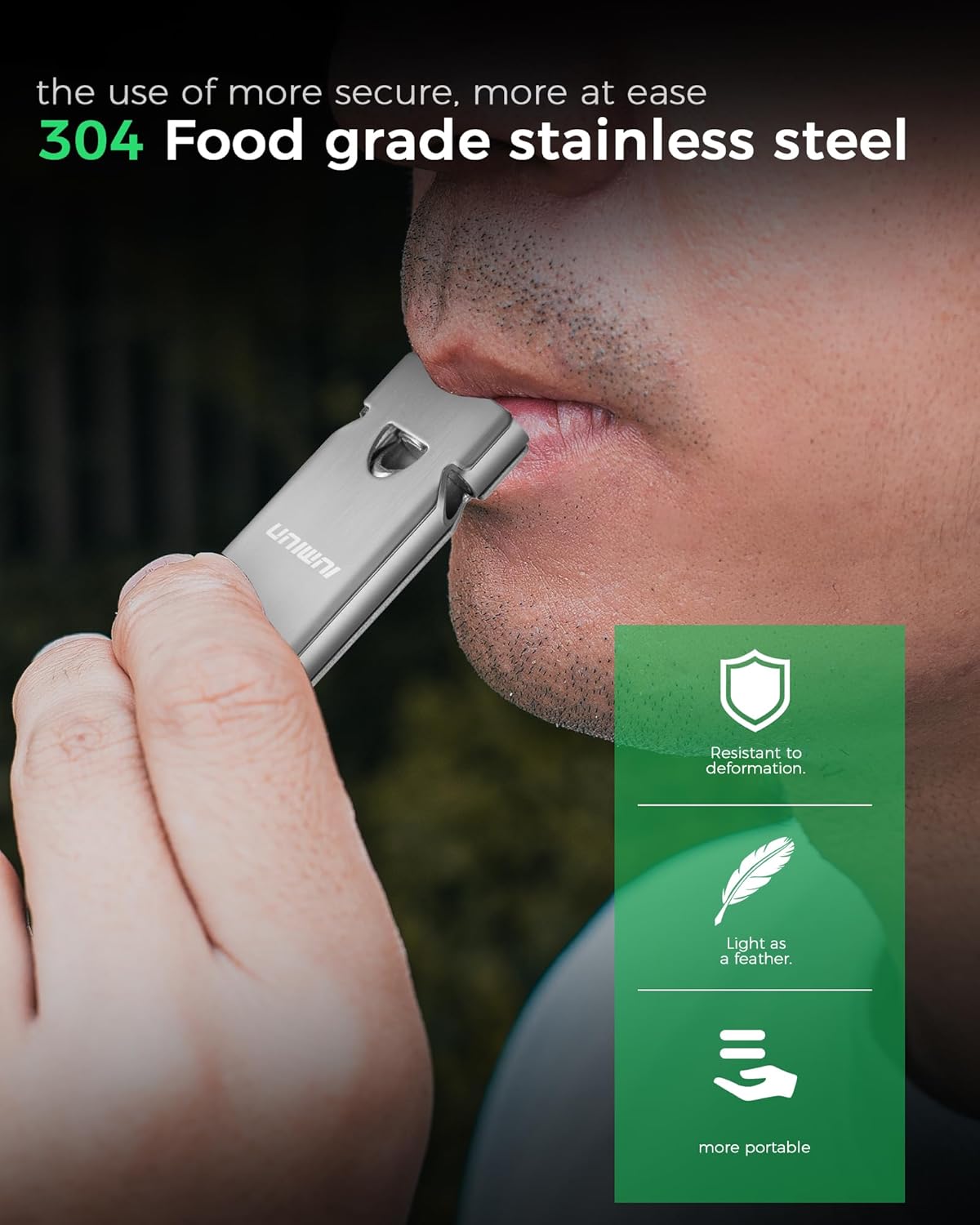 Emergency Survival Whistle Lifeguard Safety Whistle for Outdoor Camping Hiking-Loud Whistle up to 120~130db