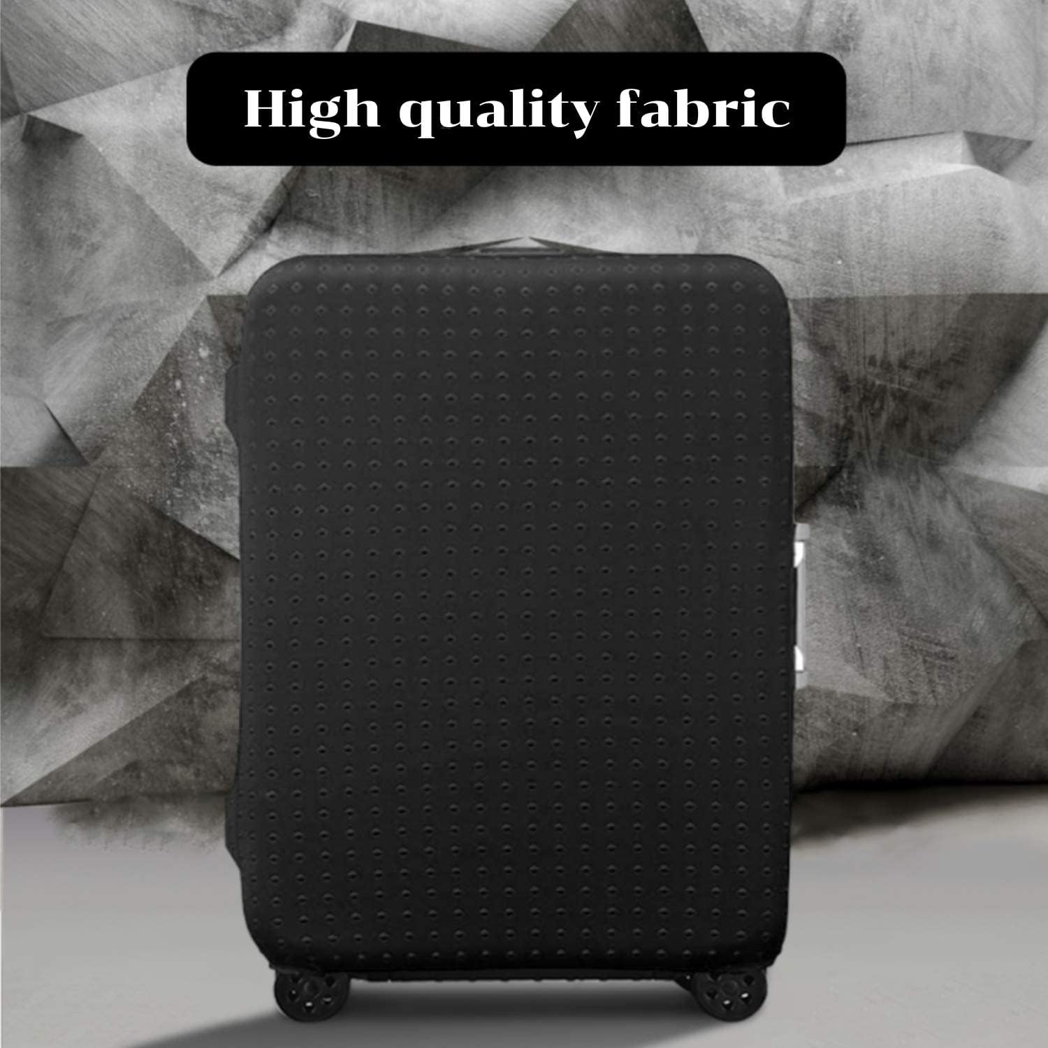 7-mi Travel Luggage Cover Protector, Washable Suitcase Protector Anti-scratch Spandex Baggage Covers Fits 19-21 Inch Luggage