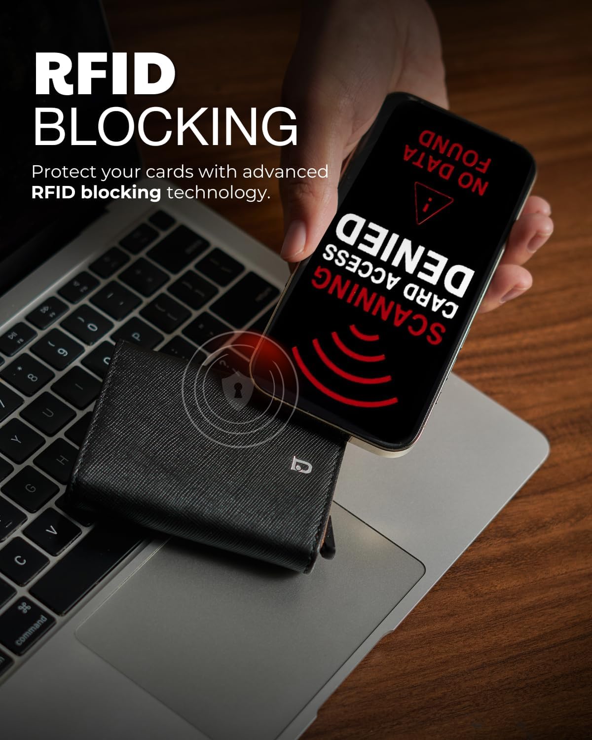 Jenoss Smart AirTag Wallet for Men: Full Grain Leather, Handcrafted, Black Pop Up Case, Slim, RFID Blocking Credit Card Holder Compact, 12 Slot Organizers ID Cash Apple Air Tag Tracker (Black & Brown)