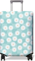 Travel Luggage Cover Suitcase Protector Fits 18-32 Inch Wheel Covers PatternedTravel Related Items Flower Luggage Protector Elastic S