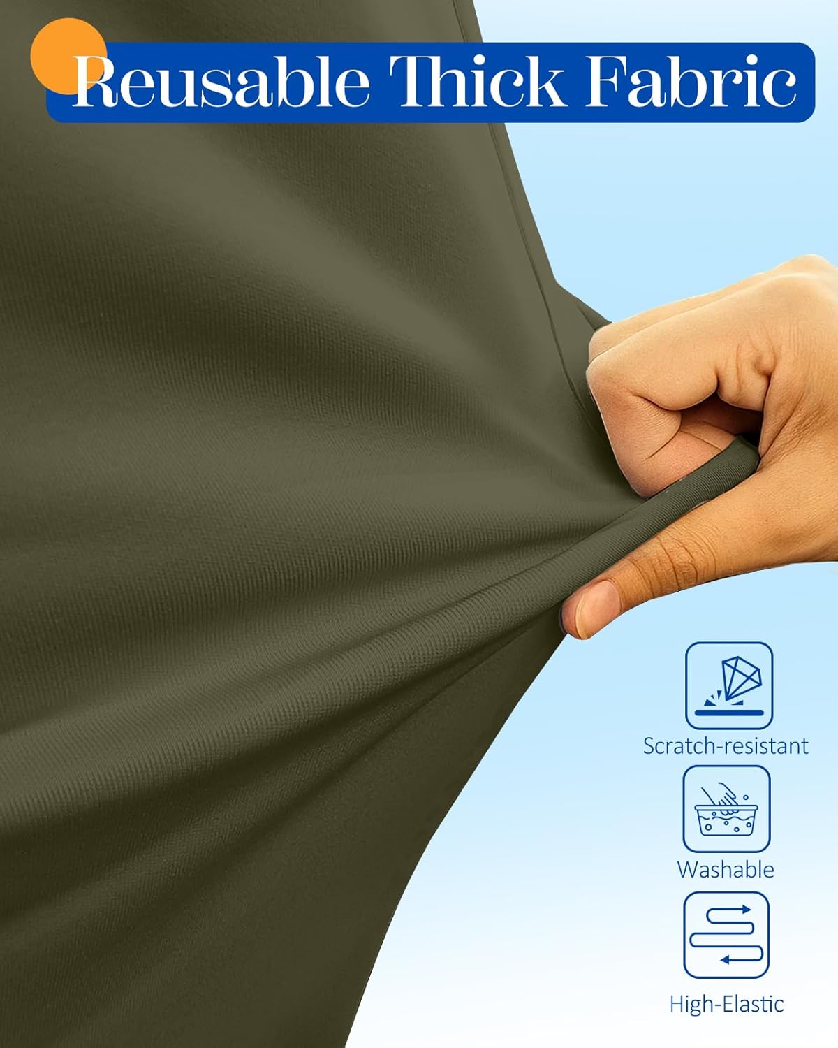 Slohif Luggage Cover for Suitcase Tsa Approved Protector - Luggage Sleeve Suit Case Cover Travel Stretch Large Baggage Case Protective Washable Fit 22-24 Inch Green