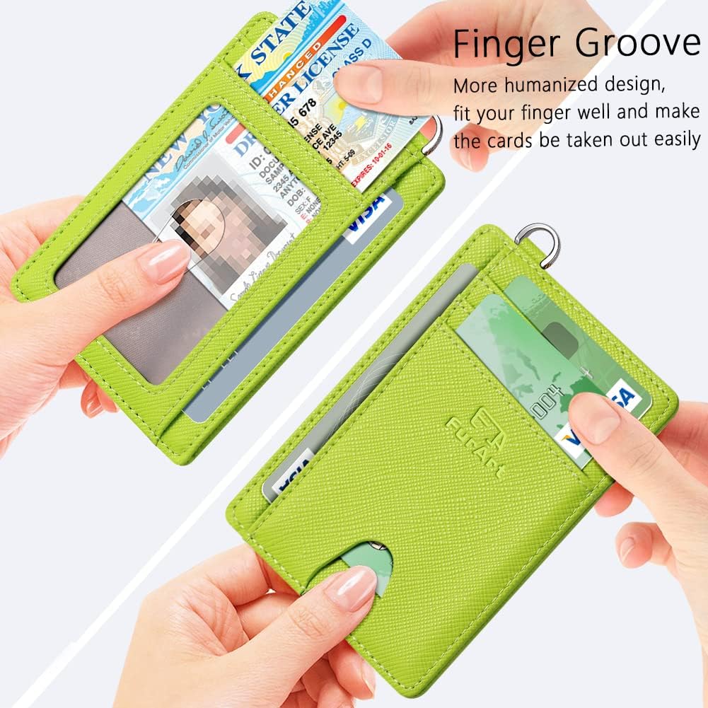 FurArt Slim Minimalist Wallet, Front Pocket Wallets, RFID Blocking, Credit Card Holder for Men & Women