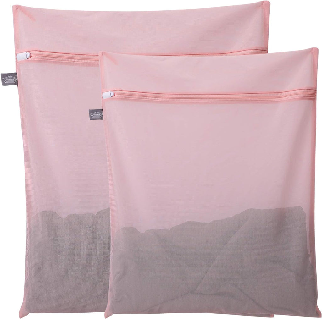 Kimmama Laundry Bag Mesh Wash Bags, Washing Machine Wash Bag, Net Washer Sack with Zipper, Dryer Pouch for Cleaning and Drying Cloths, Garment, Delicates, T-shirt, Underwear, Bra, Pant, Small Toys