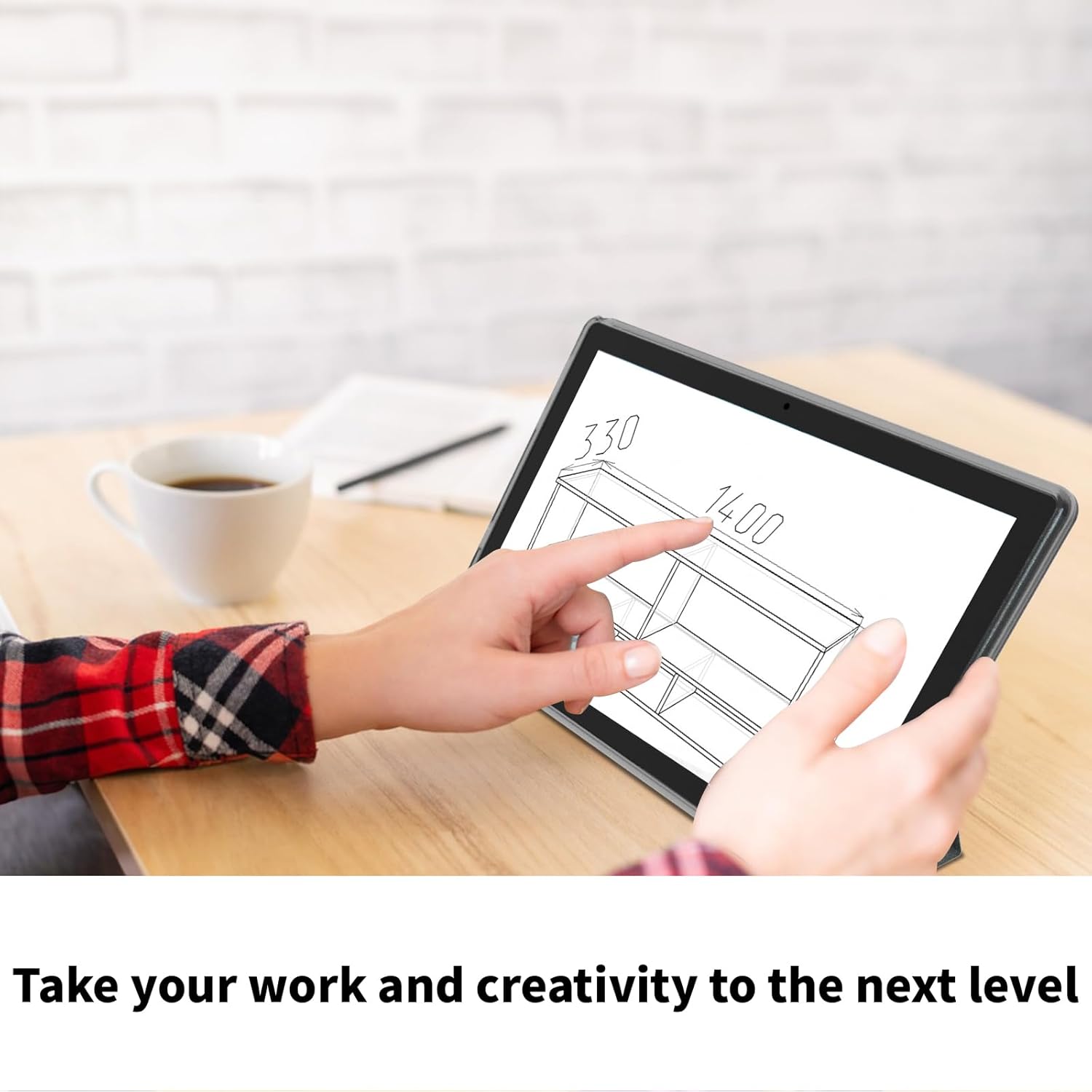 Android 15 Tablet, 12GB+128GB +1TB Expand, Face Unlock, 8000mAh Big Battery+18W Fast Charging, Dual Stereo Speakers, Octa-core CPU, WiFi6, BT5.0,Touchscreen Display, 11inch 2in1 Tablet PC Tableta