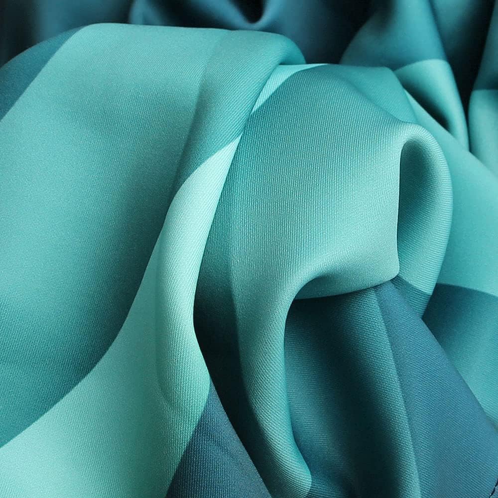 MosaiRudo Thicker Luggage Cover Elastic Suitcase Cover Protector Fits 18-32 Inch Suitcase Travel Accessories (Green Ripple, L)