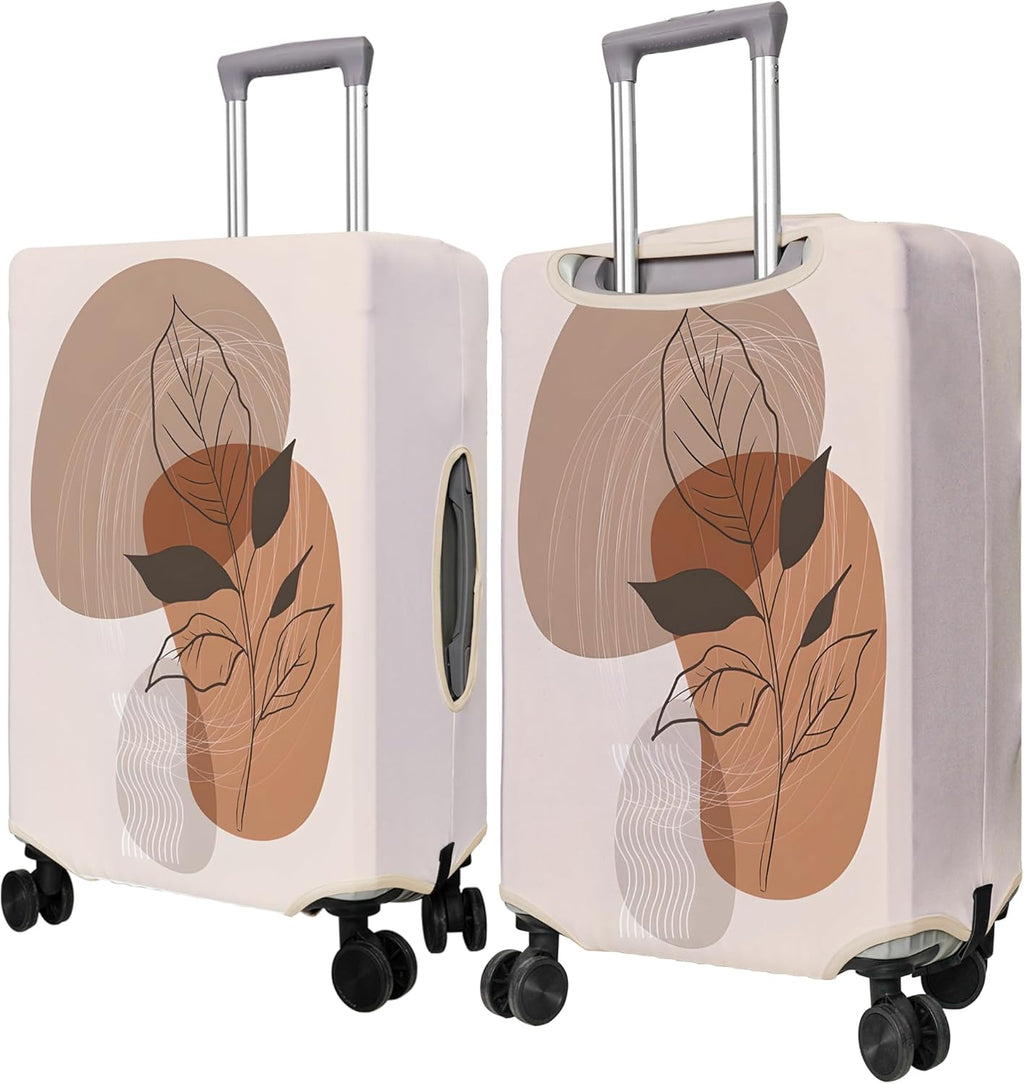 Travel Luggage Cover Suitcase Protector Fits 18-32 Inch Wheel Covers PatternedTravel Related Items Flower Luggage Protector Elastic XL