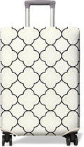 Travel Luggage Cover Suitcase Protector Fits 18-32 Inch Wheel Covers PatternedTravel Related Items Flower Luggage Protector Elastic L