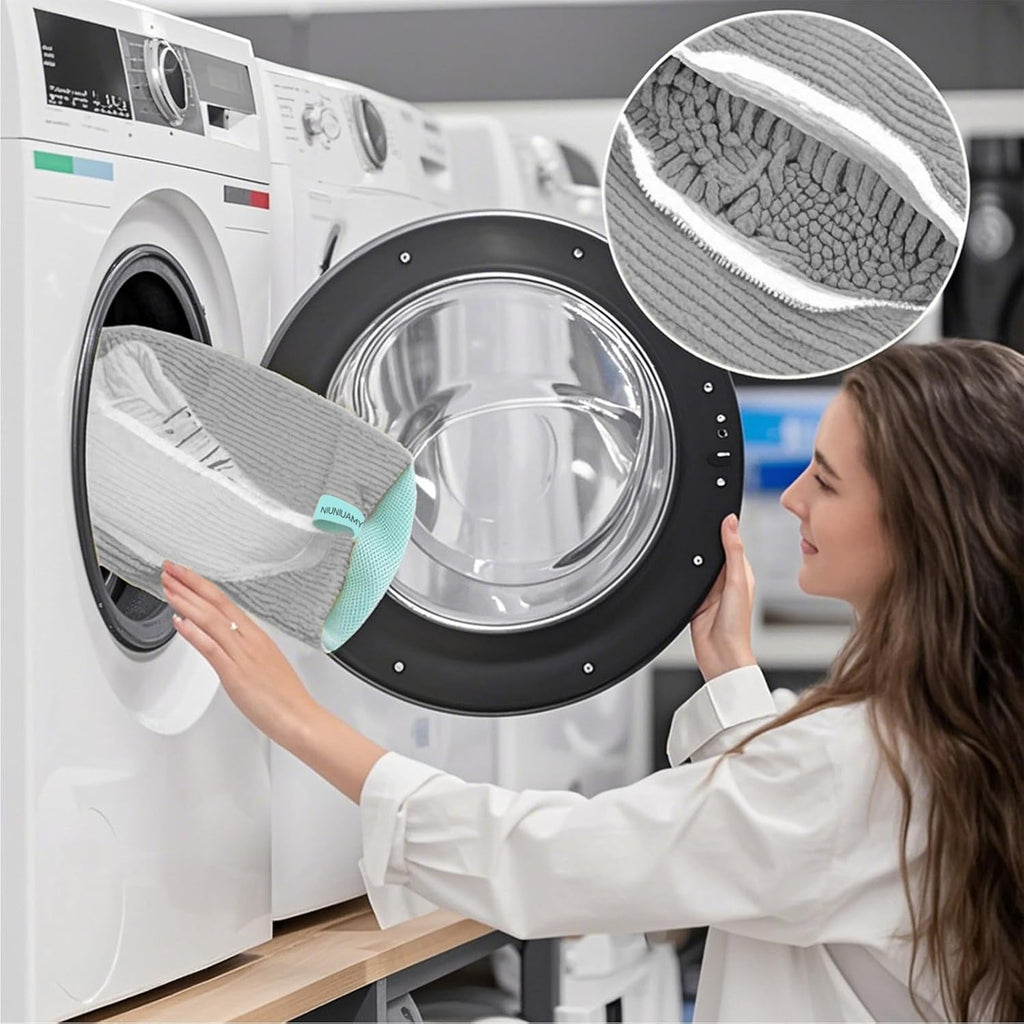 Shoe washing machine bag,Sneaker Laundry Bag for Shoes, Reusable and Durable Shoe Laundry Bag for Washer and Dryer,Suitable for cleaning shoes, gym, tennis, basketball, shoe storage (Grey -2 pieces)