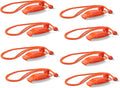 2-Pack Whistle Emergency Safety with Lanyards - High Decibel Survival Whistle for Life Jackets, Boating, Kayaking, Hiking, Hunting & Rescue