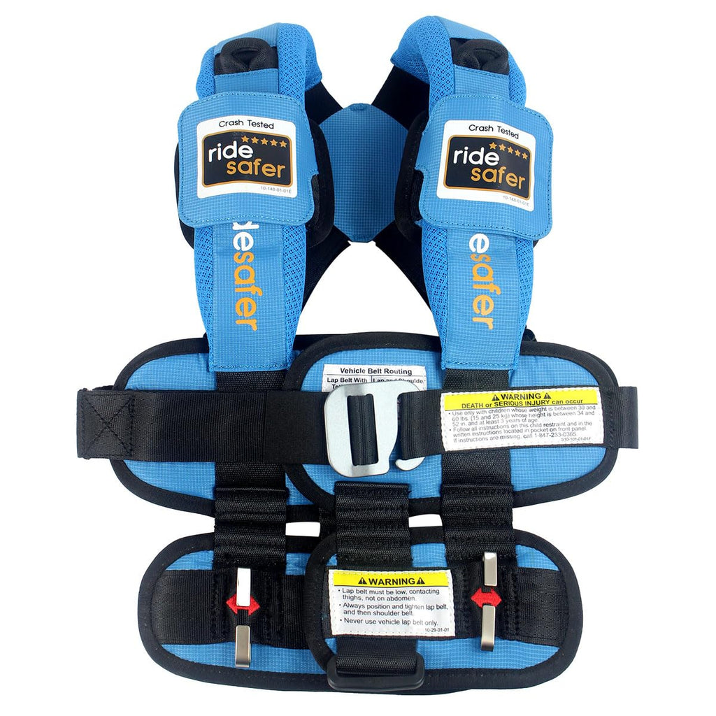 Small Blue, Lightweight, Compact, Portable Car Seat - Perfect for Travel and Everyday Child Safety (Pack of 6)