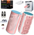 Upgrade Strong Clean Siliconic Shoe Washing Machine Bag 2 Pcs, XXXL Honeycomb Mesh Laundry Bag for Sneakers, Running Shoes, Sock, Delicates and Toys(40x25x25cm)