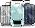 Suitcase Covers For Luggage, 28 Inch Clear PVC Luggage Covers Protector Full Thicken Transparent Waterproof Suitcase Sleeve With Large Velcro for 28" Wheeled Suitcases