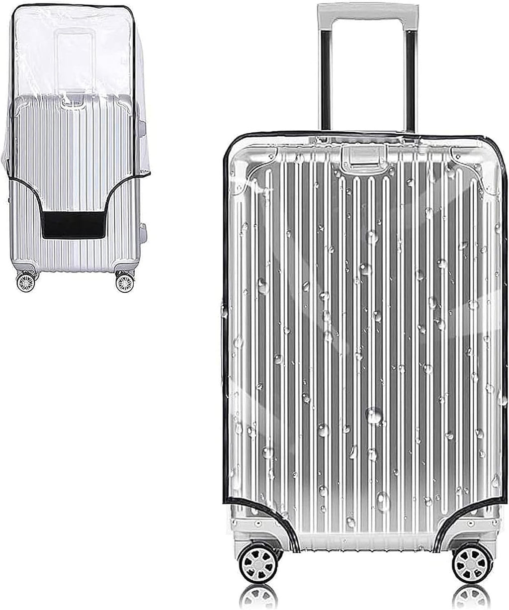 Yotako Clear PVC Suitcase Cover Protectors 20 Inch Luggage Cover for Wheeled Suitcase 20''