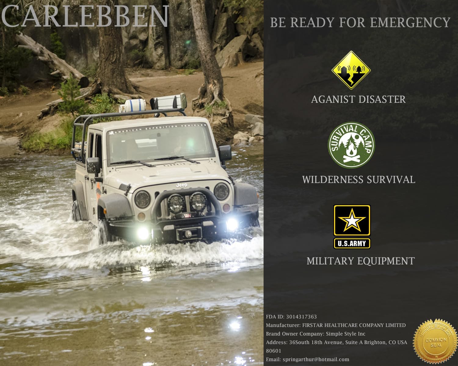 First Aid Kit Med Medical - Kit Rip-Off 180 pcs Water-Resistant Emergency Kit for Camping Hiking Home Outdoor Truck Vehicle Car Fishing Travel Biking