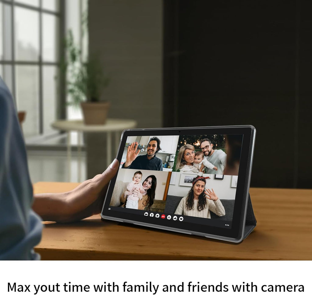 Android 15 Tablet, 12GB+128GB +1TB Expand, Face Unlock, 8000mAh Big Battery+18W Fast Charging, Dual Stereo Speakers, Octa-core CPU, WiFi6, BT5.0,Touchscreen Display, 11inch 2in1 Tablet PC Tableta