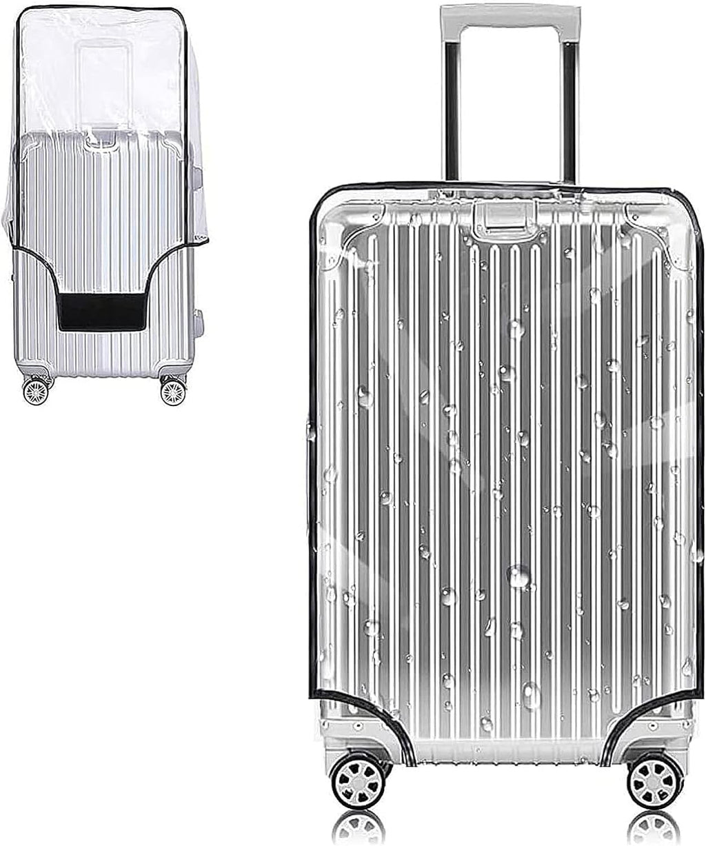 Yotako Clear PVC Suitcase Cover Protectors 32 Inch Luggage Cover for Wheeled Suitcase (32'')