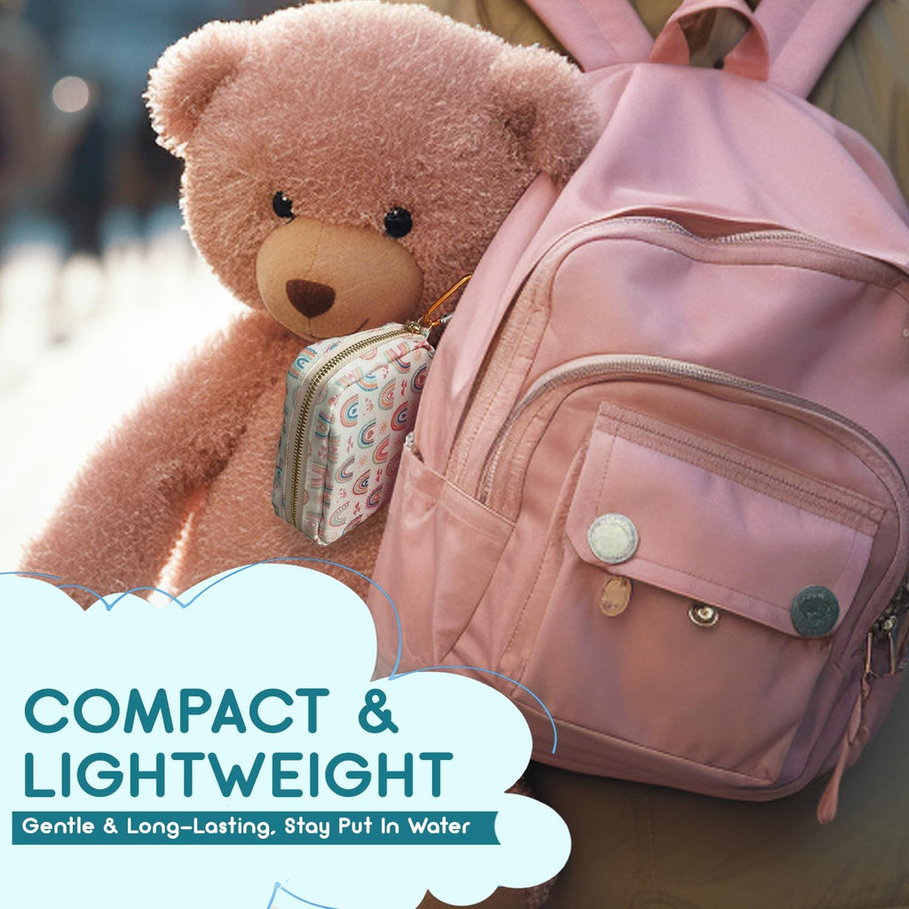 EVERLIT Mini Rescue Pack | 105 Medical Essentials Organized in Portable Storage Bag | Pocket Size Kids First Aid Kit with D Ring | Small Family-Friendly Travel Medical Kit (Camping)