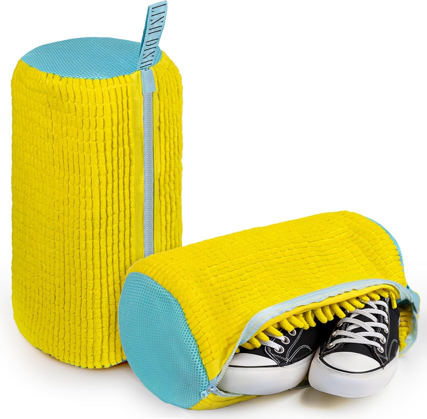 Shoe Washing Machine Bag Laundry Bags for Shoes Laundry Shoe Bag for Washer and Dryer Laundry Bag for Shoes Laundry Bags Mesh Wash Bags Sneaker Cleaner (2 Pcs Yellow)