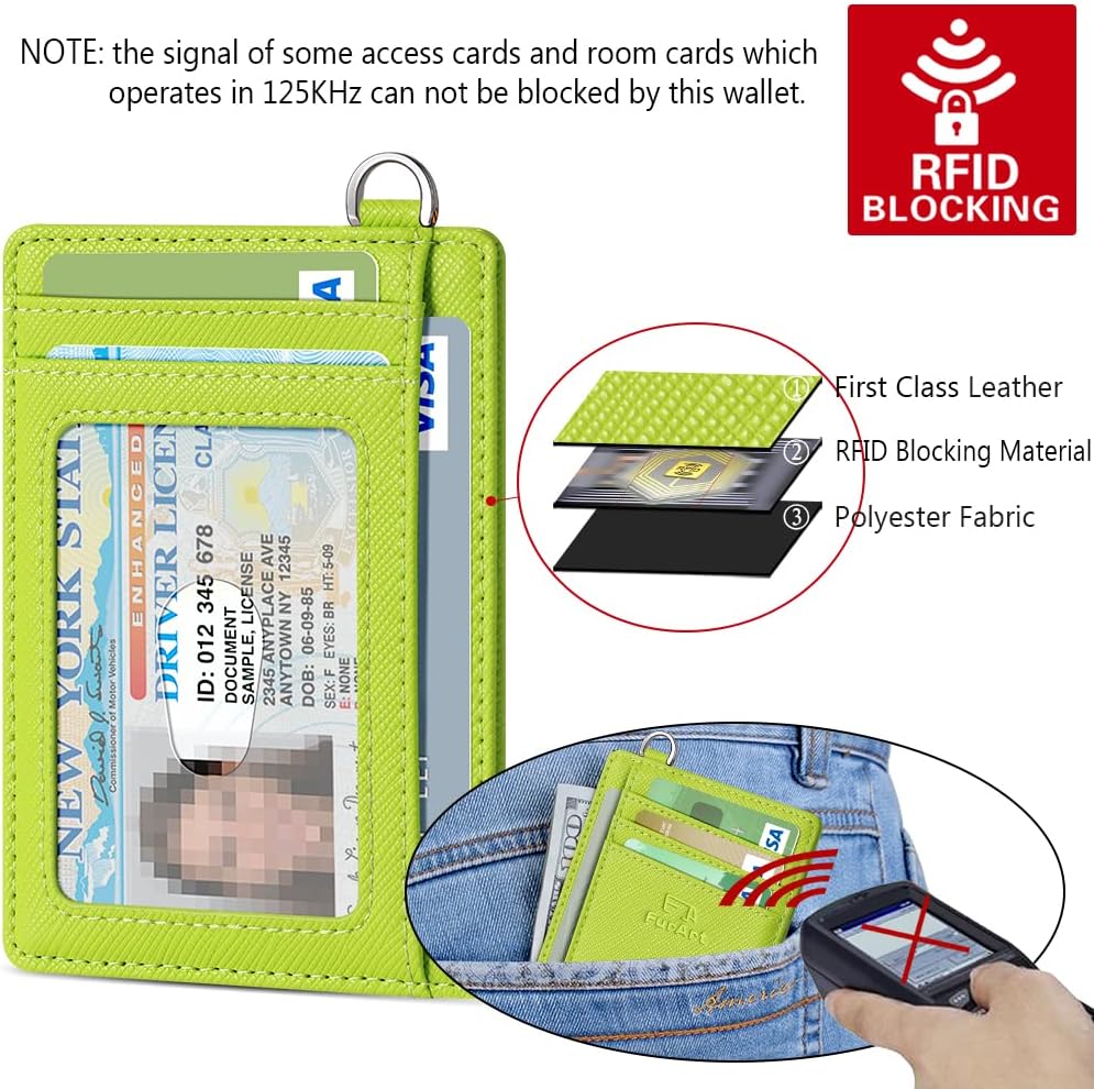 FurArt Slim Minimalist Wallet, Front Pocket Wallets, RFID Blocking, Credit Card Holder for Men & Women