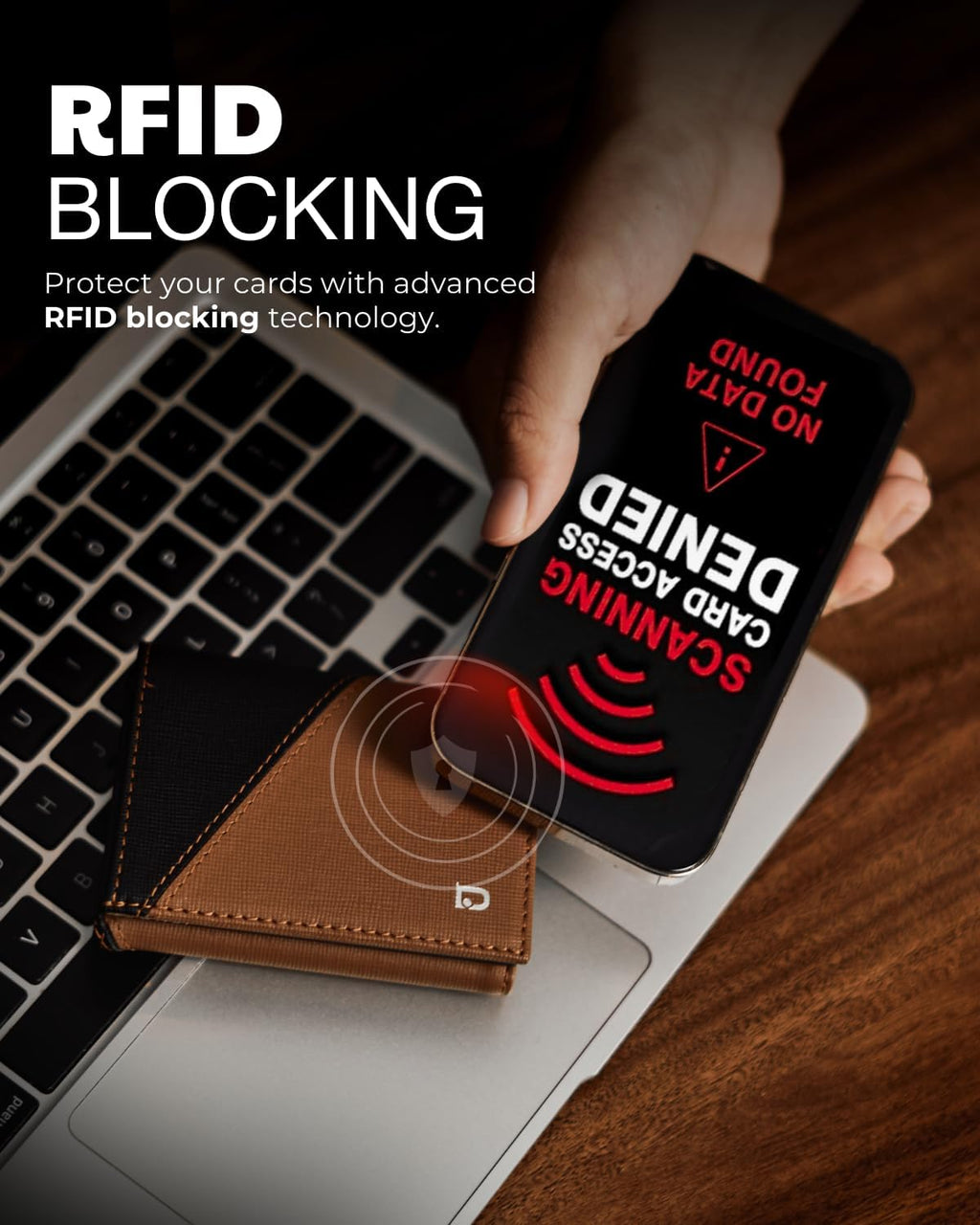 Jenoss Smart Wallet For Men: Full Grain Leather, Handcrafted, Slide Metal Pop Up Case, Slim RFID Blocking Credit Card Holder, Compact 12 Cards Slot Organizers, ID, Money Clip(Brown & Black)