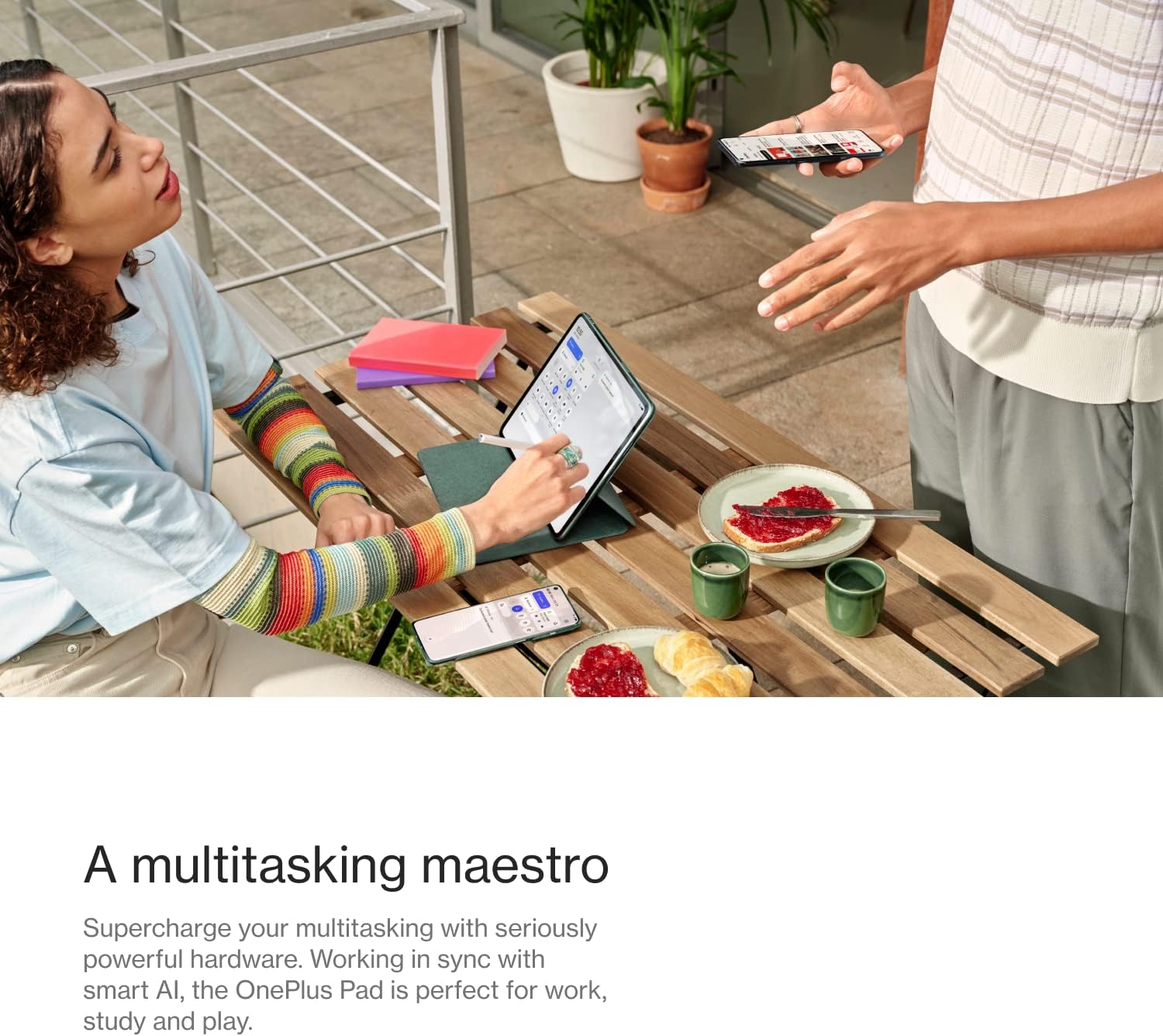 OnePlus Pad 11.61" LCD Display, 8GB RAM,128GB Storage, MediaTek Dimensity 9000, Android 13.1, 144HZ Refresh Rate, Dolby Vision Atmos, Wi-Fi with Cellular Data Sharing Tablet