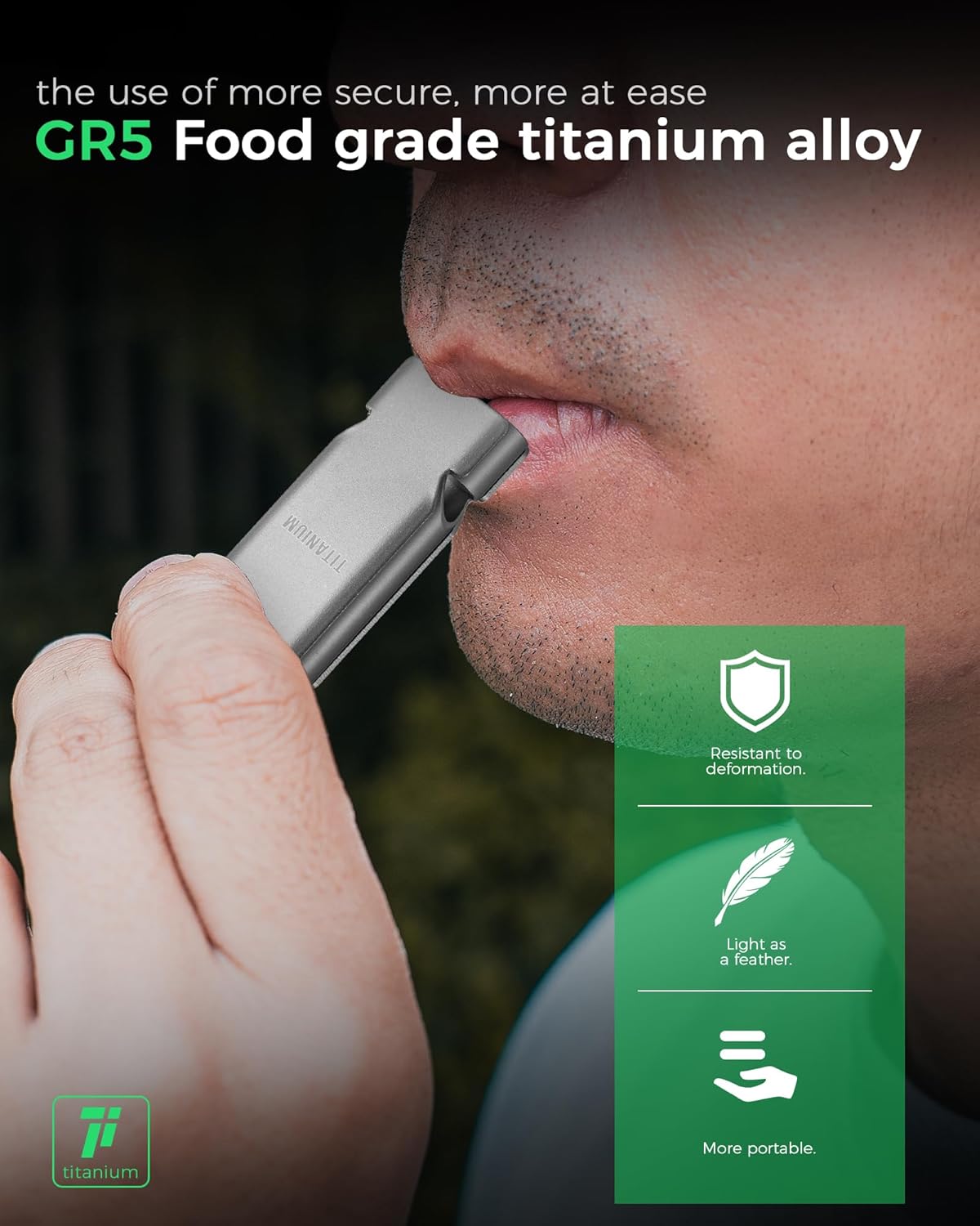 Emergency Survival Whistle Lifeguard Safety Whistle for Outdoor Camping Hiking-Loud Whistle up to 120~130db