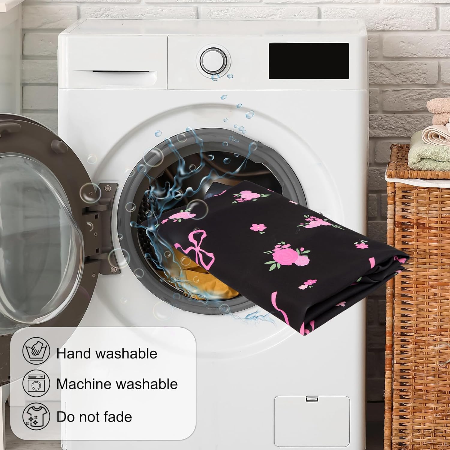 Pink Dino Suitcase Luggage Cover, Thick Suitcase Cover for Carry on Luggage Protector Fits 18-30 Inch Case