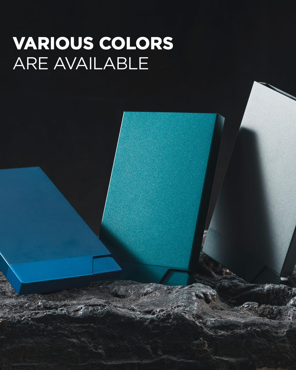 VULKIT Pop up Card Holder Minimalist Credit Card Holder RFID Blocking Slim Metal Card Case for Men or Women(Emerald Green)