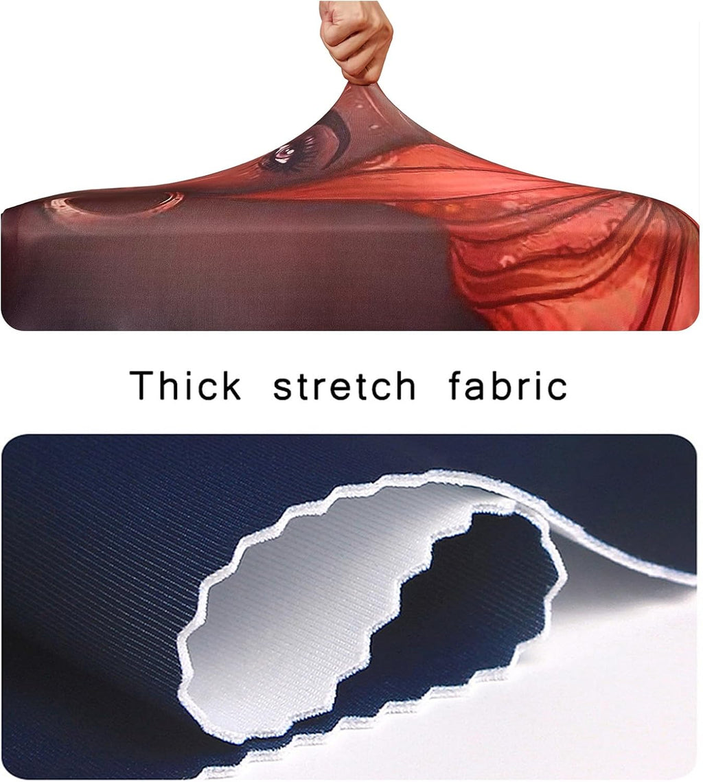 WUJIAONIAO Travel Luggage Cover Spandex Suitcase Protector Washable Baggage Covers (M (for 22-24 inch luggage), don't touch)