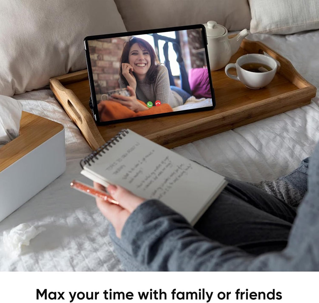 2025 Android 15 Tablet, 12GB+64GB+1TB Expand, 10inch Tablet Productivity Bundle with Keyboard Case, Stylus Pen, Octa-core CPU, Dual Camera, WiFi6, 6000mAh Battery+18W Fast Charge, Support Face Unlock