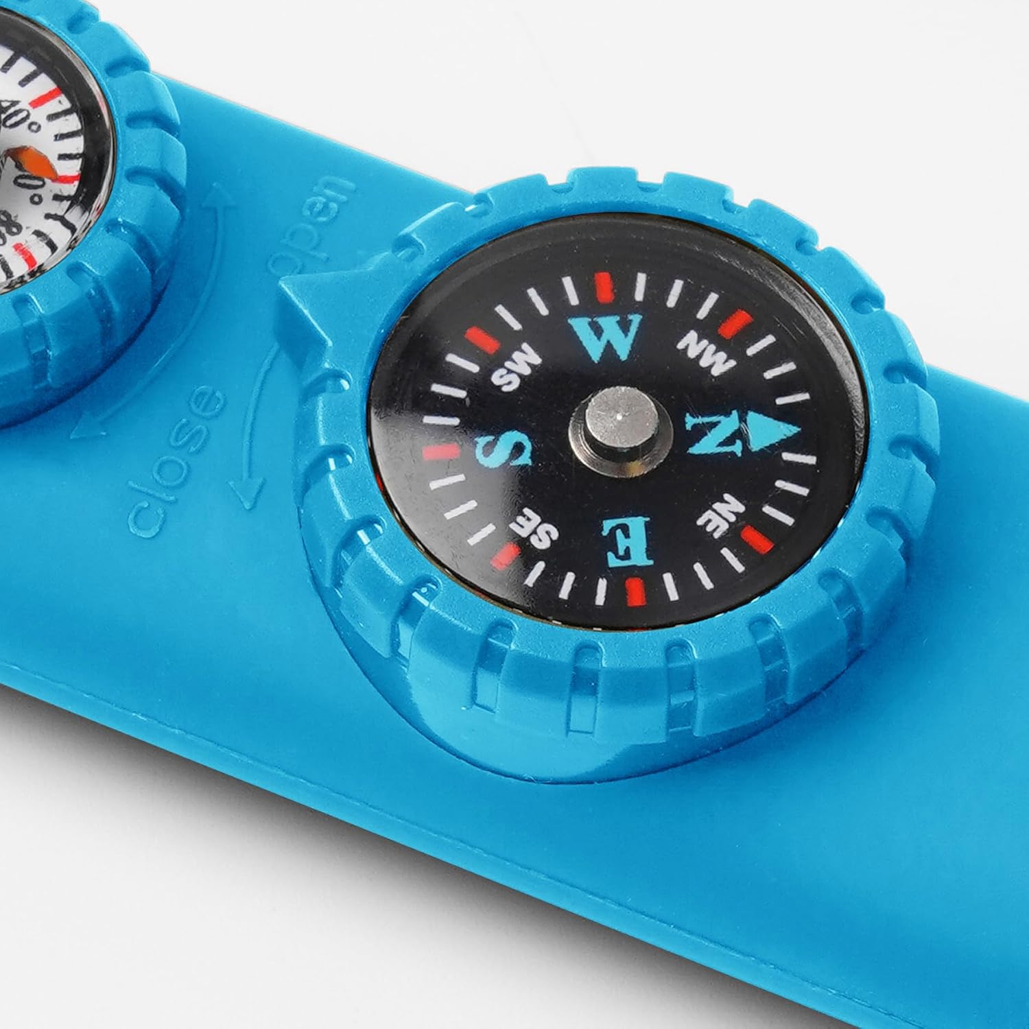 Multifunctional Survival Emergency Whistle for Kids with Compass Hiking Survival, Thermometer & Neck Lanyard | Emergency Safety Gear for Hiking, Camping, Kayaking, Boating, Climbing