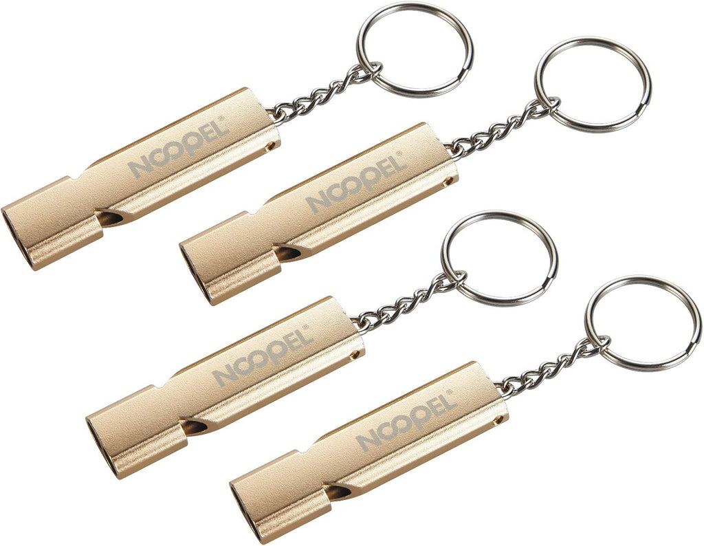 Noopel Emergency Whistles Lifeguard Safety Whistle with Lanyard and Keychain for Outdoor Camping Hiking Boating Backpacking Fishing Kayak Kids Rescue Signaling Loud Survival Whistle