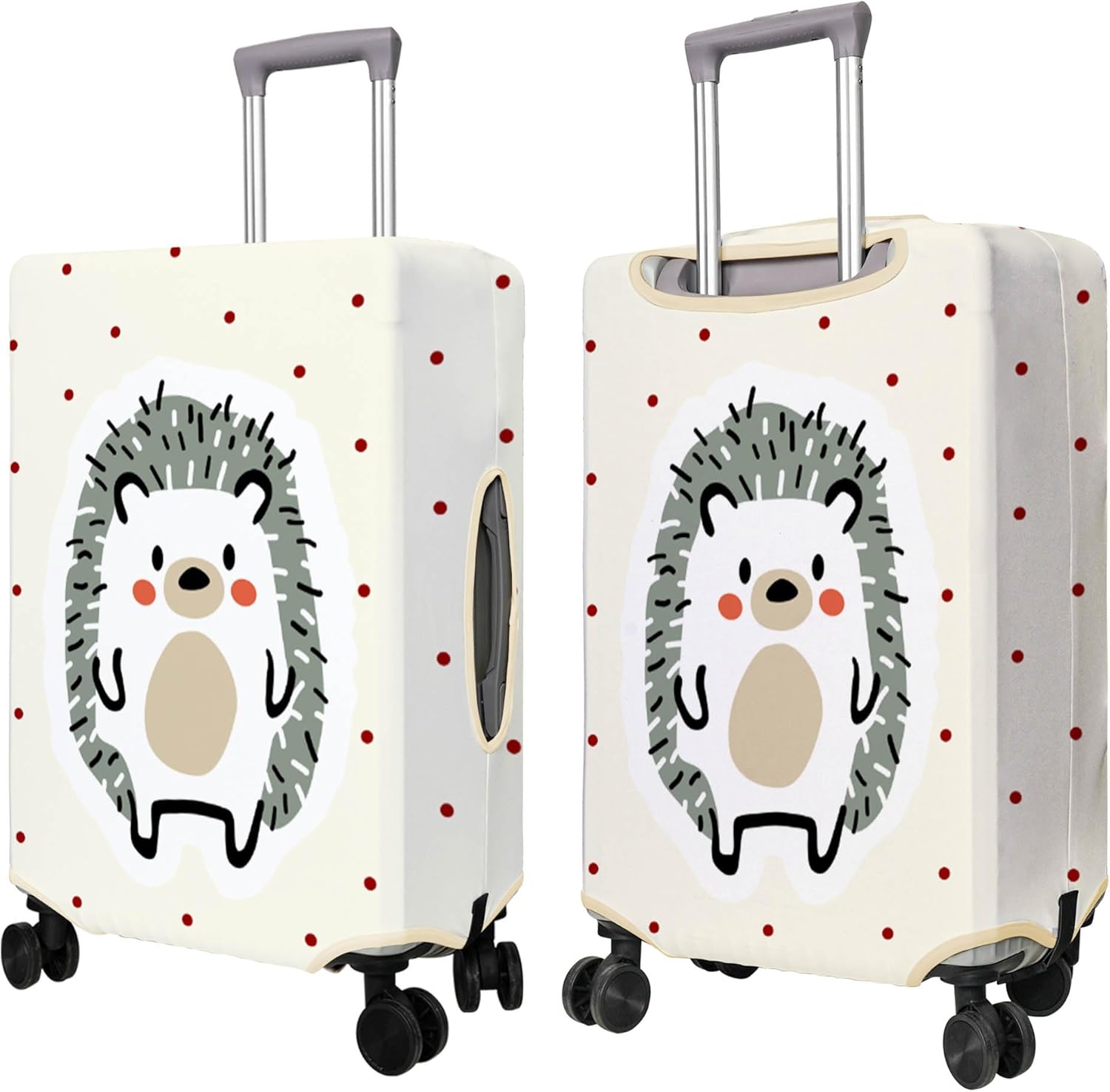 Travel Luggage Cover Suitcase Protector Fits 18-32 Inch Wheel Covers PatternedTravel Related Items Flower Luggage Protector Elastic L