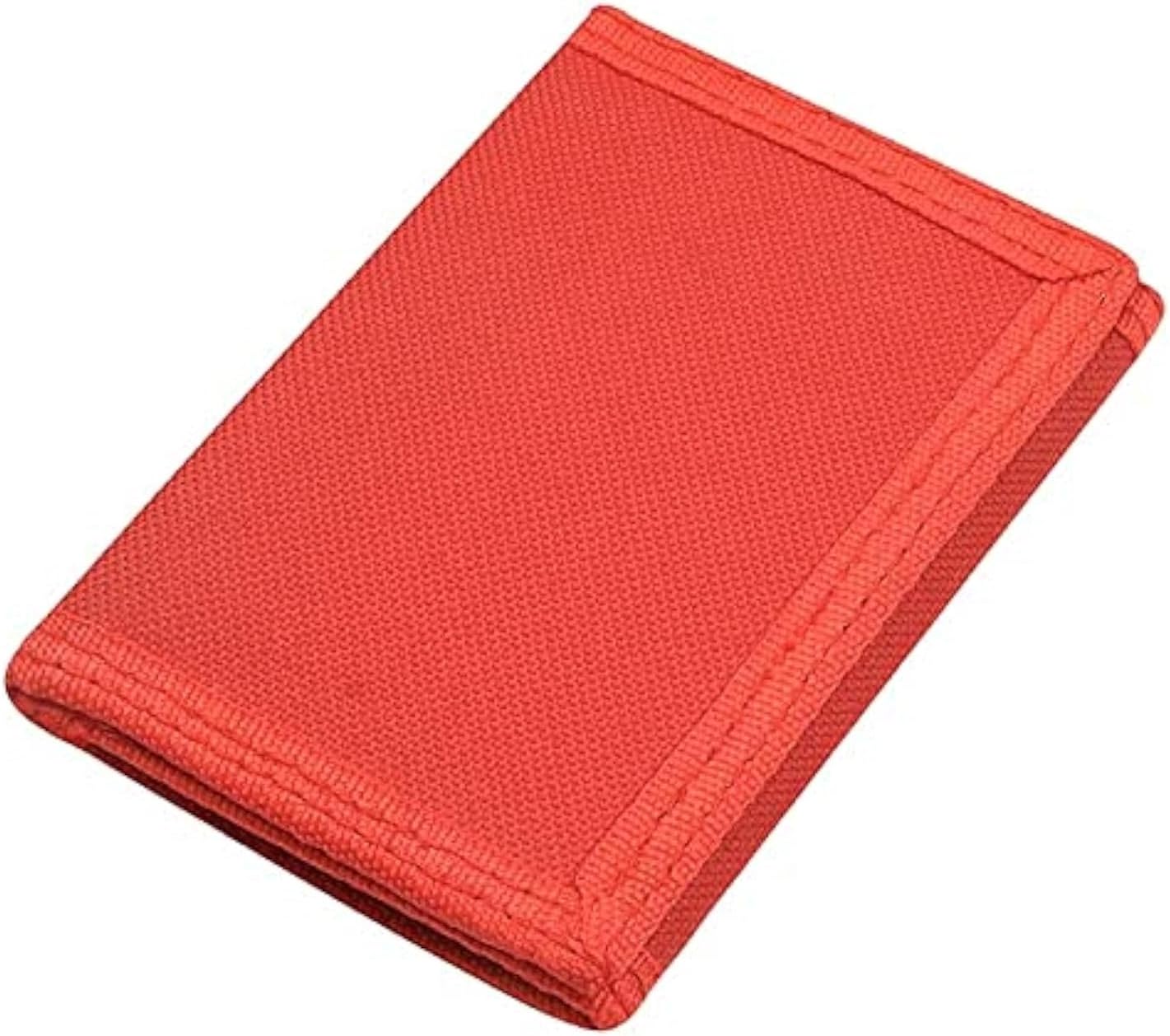 NEICY RFID Blocking Canvas Wallet for Men and Women - Camo Trifold Outdoor Sports Wallets with Magic Sticker for Teen Kids (Red)