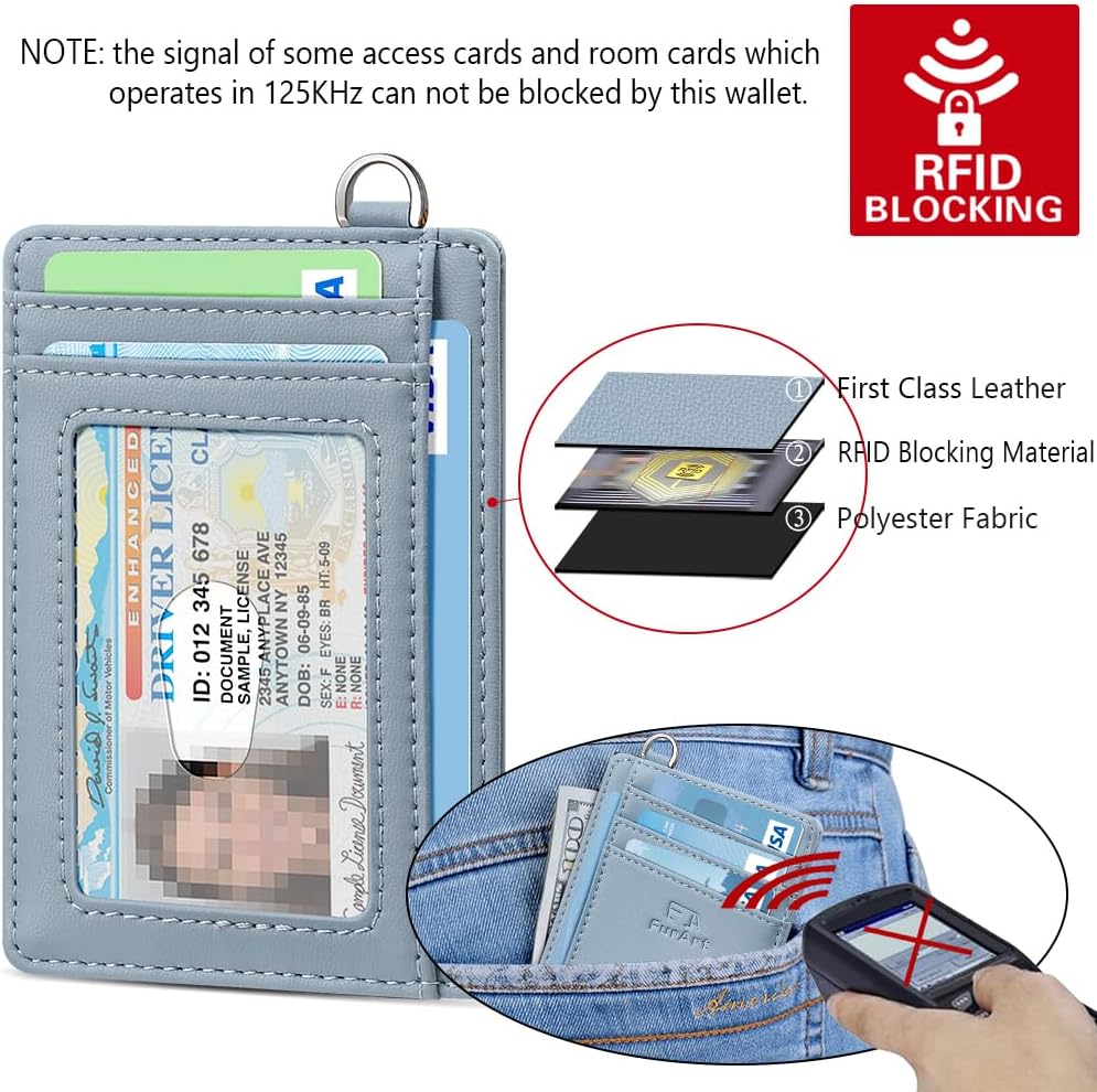 FurArt Slim Minimalist Wallet, Front Pocket Wallets, RFID Blocking, Credit Card Holder for Men & Women