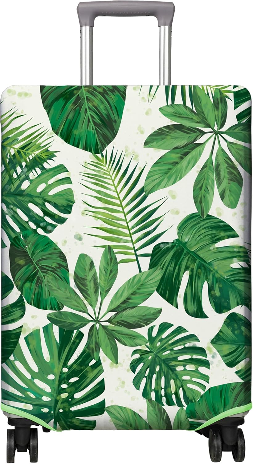 Travel Luggage Cover Suitcase Protector Fits 18-32 Inch Wheel Covers PatternedTravel Related Items Flower Luggage Protector Elastic L