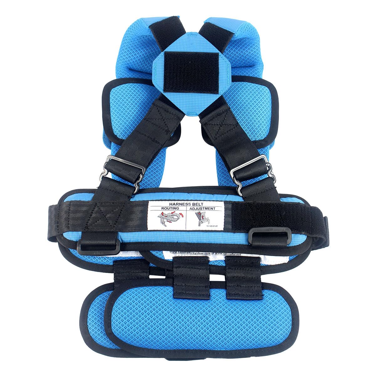 Small Blue, Lightweight, Compact, Portable Car Seat - Perfect for Travel and Everyday Child Safety (Pack of 6)